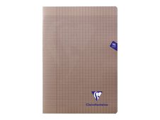 Clairefontaine MIMESYS - Notitieboek - geniet - A4 - 48 vellen / 96 pagina's - Seyès - zwart - polypropyleen (PP)