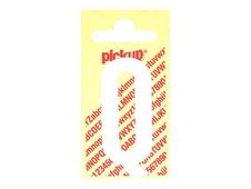 PICKUP LETTERING MONO Nobel - Zelfklevend etiket - voorgedrukt: Q - mat wit