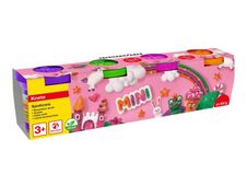 Eberhard Faber - boetseerdeeg - mini - 100 g - glitter oranje, glittergroen, glitterroze, glitter purple (pak van 4)