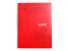 Calligraphe 7000 A4+ - Notitieboek - met draad gebonden - 240 x 320 mm - 90 vellen - van ruiten voorzien - karton