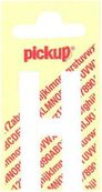 PICKUP LETTERING MONO Nobel - Zelfklevend etiket - voorgedrukt: H - mat wit
