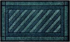 Tapis picots caoutchouc flocké - 40 x 70 cm - gris