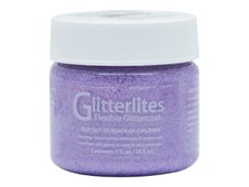 Angelus Glitterlites - Peinture acrylique à paillettes pour cuir - 29,5 ml - lavender lace