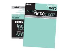 PICKUP deco ZOË - Zelfklevend etiket - voorgedrukt: H - wit