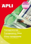 Apli Paper - Films transparents pour rétroprojecteur - A4 - 50 feuilles - impression jet d'encre