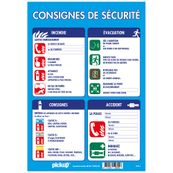PICKUP - Poster - safety instruction - rechthoekig - 300 x 225 mm - polystyreen