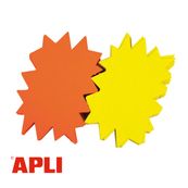 Apli Agipa - Karton - burst - 160 x 240 mm - 25 vellen - fluorescerend geel, fluorescerend oranje - 780 g/m² - karton