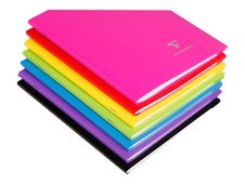 Clairefontaine Koverbook A4+ - Notitieboek - geniet - 240 x 320 mm - 48 vellen / 96 pagina's - van ruiten voorzien - transparant, verkrijgbaar in verschillende kleuren - polypropyleen (PP)