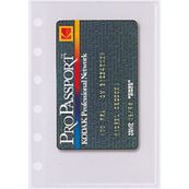 Exacompta Exatime 14 - Recharge pour organiseur - 5 pochettes cartes de visite - 8,1 x 12,6 cm