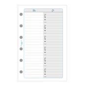 Exacompta Exatime 14 - Recharge pour organiseur - adresses/téléphone - 8,1 x 12,6 cm