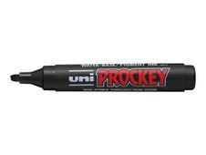 Uni PROCKEY PM-126 - Marker - permanent - zwart - pigmentinkt op waterbasis - 5.7 mm - breed