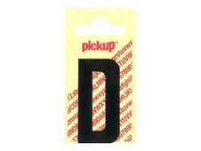 PICKUP LETTERING MONO Nobel - Zelfklevend etiket - voorgedrukt: D - matzwart