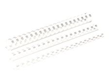 Fellowes - 50 anneaux de reliure en plastique - 38 mm - jusqu'à 340 feuilles - blanc