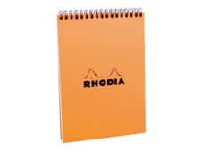 RHODIA CLASSIC SMALL OFFICE - Notitieblok - met spiraal gebonden - A5 - 40 vellen / 80 pagina's - vierkant - oranje