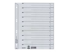 Leitz - intercalaire - 10 positions - pour A4 - gris