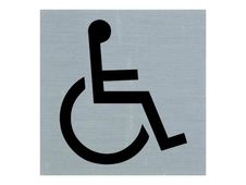 PICKUP Alulook - Teken - WC (voor gehandicapten) - 80 x 80 mm - zelfklevend