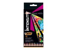 BIC Intensity Premium - 12 Crayons de couleur - couleurs assorties