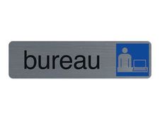 Exacompta teken - kantoor - bureau - 165 x 44 mm - opgeruwd aluminium