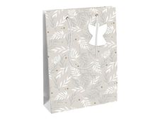 Clairefontaine - Sac cadeau - 26,5 cm x 14 cm x 33 cm - lin/blanc