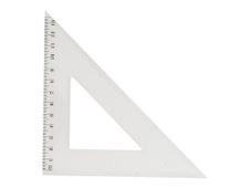 Wonday  équerre 21 cm 45°  plastique