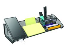 ALBA MESHBOARD N - bureau-organiser - staalgaas - zwart