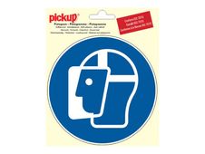 PICKUP teken - verplicht mondkapje dragen - 150 mm (diameter) - vinyl