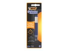 BIC Gelocity QuickDry - Pack de 2 recharges pour stylo gel - noir