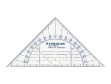 STAEDTLER Mars - Équerre - 16 cm - 45°, 45° - transparent