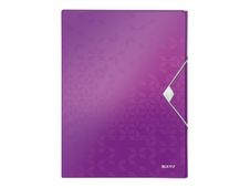 Leitz WOW - doosmap - voor A4 -capaciteit: 250 vellen - metallic paars