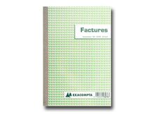 Exacompta - Factuurboek - 50 vellen - A5 - tweevoud - zonder kopieerblad