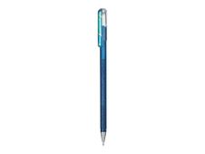 Pentel Hybrid Dual Metal - Pack de 6 rollers - 1 mm - argent