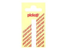PICKUP LETTERING MONO Nobel - Zelfklevend etiket - voorgedrukt: I - mat wit