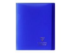 Clairefontaine Koverbook - Notitieboek - geniet - 170 x 220 mm - portret - 48 vellen / 96 pagina's - Seyès - transparant, marineblauw - polypropyleen (PP)