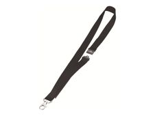 Durable - 10 Lacets pour badge - cordon détachable - noir