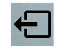 PICKUP Alulook - Teken - exit - 80 x 80 mm - zelfklevend