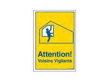 PICKUP - Teken - vigilant neighbors - rechthoekig - 230 x 330 mm - polystyreen
