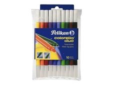 Pelikan Colorella duo C 407 - stift met dubbele punt - verschillende kleuren (pak van 10)