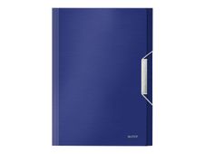 Leitz Style - documentportefeuille - 6 onderdelen - voor A4 - met tabbladen - titaanblauw