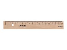 Aristo College - lineaal - 17 cm - berkenhout
