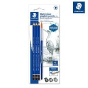 STAEDTLER Mars Lumograph 100A - Aquarelpotlood - grafiet - 4B, 6B, 8B - 3.6 mm (pak van 3)