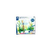 STAEDTLER Design Journey 146 10C - Aquarelpotlood - verschillende kleuren (pak van 24)