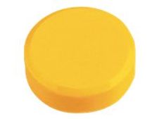 Hebel magneet - 3 cm diameter - geel (pak van 4)