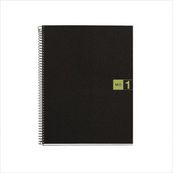 Miquelrius The Original - Notitieboek - met spiraal gebonden - A4 - 80 vellen / 160 pagina's - van ruiten voorzien - 4 gaten - polypropyleen (PP)