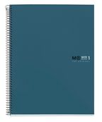 Miquelrius The Original - Notitieboek - met spiraal gebonden - A4 (210 x 297 mm) - 80 vellen / 160 pagina's - van lijnen voorzien - oceaan - karton bedekt met papier en plastic
