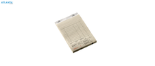 Bloc de caisse Atlanta - 142 x 100 mm - 50 x 2 feuilles
