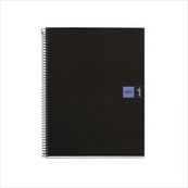 Miquelrius The Original - Notitieboek - met spiraal gebonden - A5 (148 x 210 mm) - 80 vellen / 160 pagina's - van ruiten voorzien - 2 gaten - blauw - polypropyleen (PP)