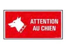 PICKUP - Teken - beware the dog - rechthoekig - 300 x 150 mm - polystyreen