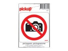 PICKUP MARKING - Teken - no photography - 100 x 100 mm - zelfklevend - vinyl