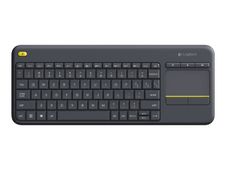 Logitech Wireless Touch Keyboard K400 Plus - toetsenbord - Frans - zwart