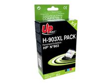 Cartouche compatible HP 903XL - pack de 4 - noir, cyan, magenta, jaune - Uprint